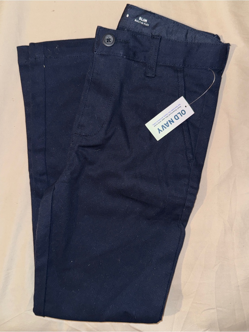 NWT uniform blue boys pants